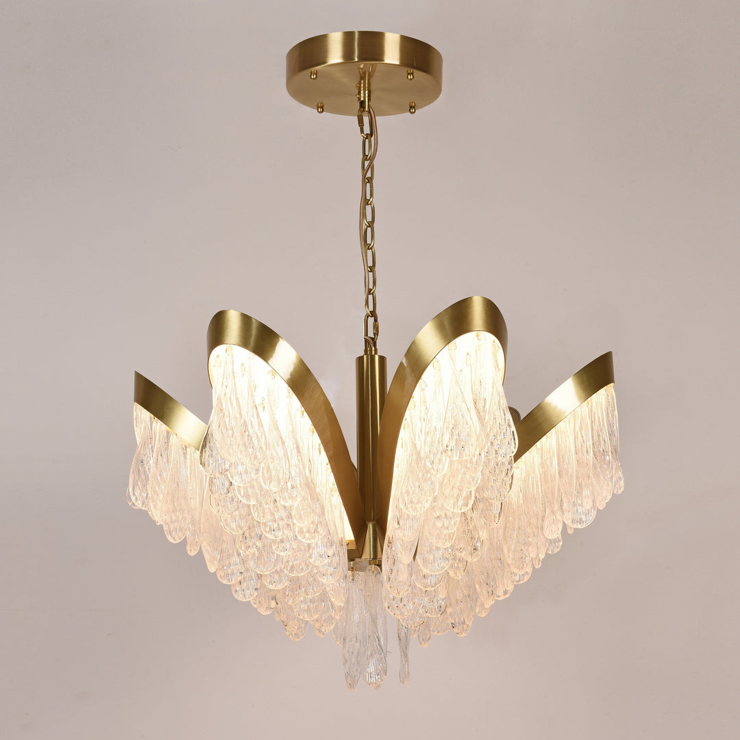 Palm-Villa Murano Glass Chandelier