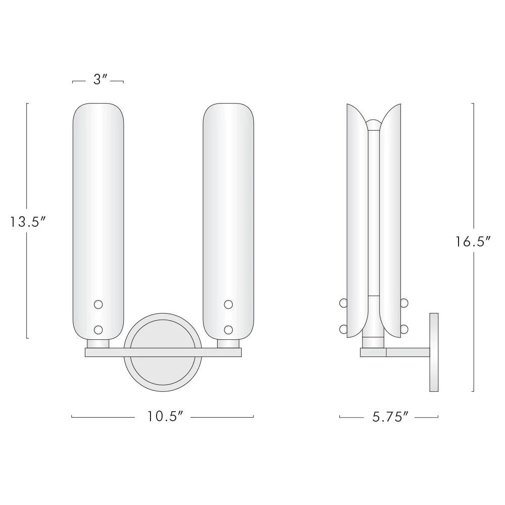 Dorian Double Sconce