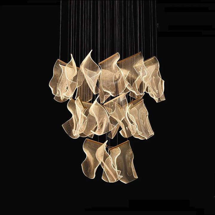 Flame Branch Chandelier