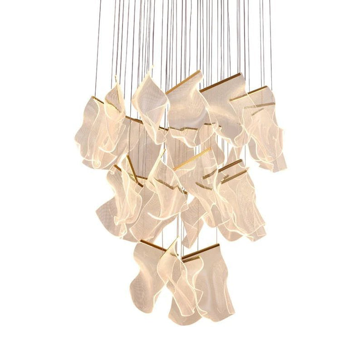 Flame Branch Chandelier