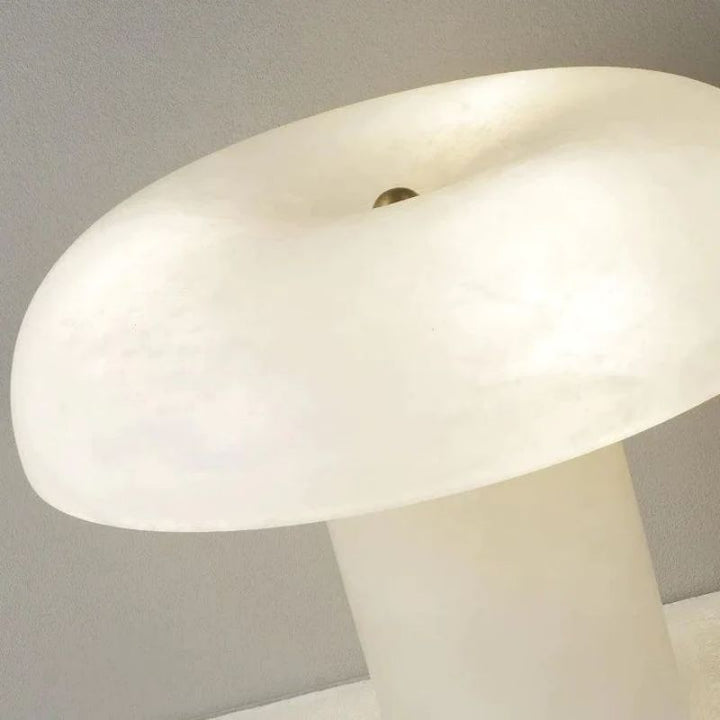 Alabaster Mushroom Table Lamp