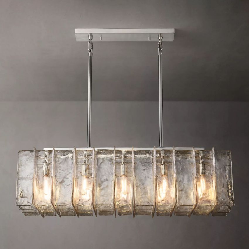 Matrice Rectangle Chandelier 49"