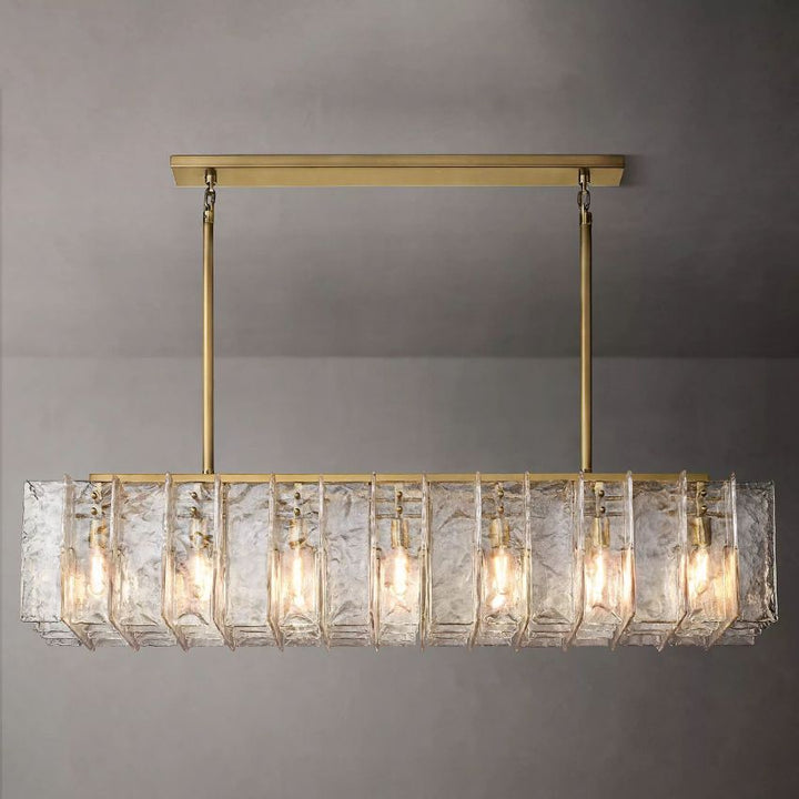 Matrice Rectangle Chandelier 67"