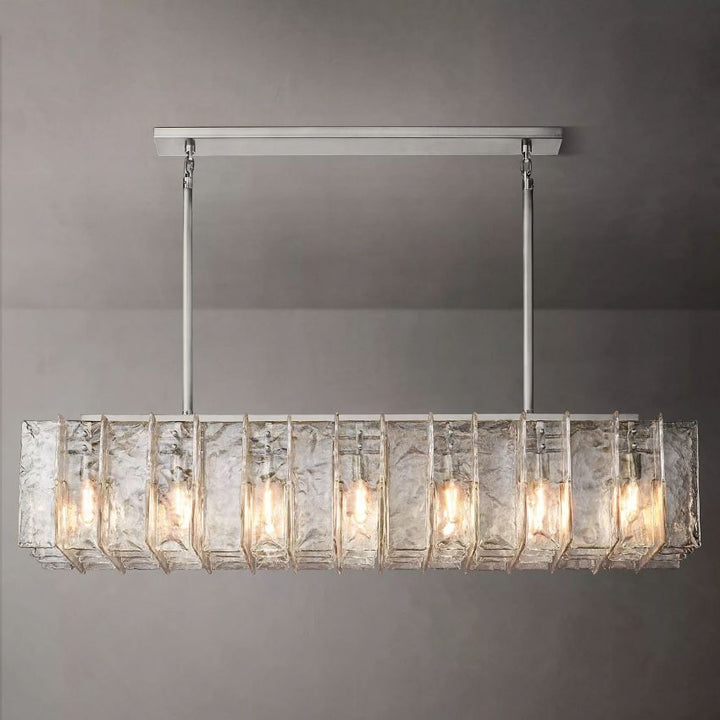 Matrice Rectangle Chandelier 67"