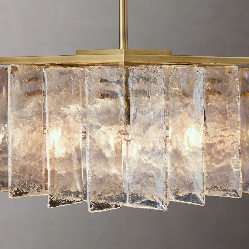 Matrice Rectangle Chandelier 67"