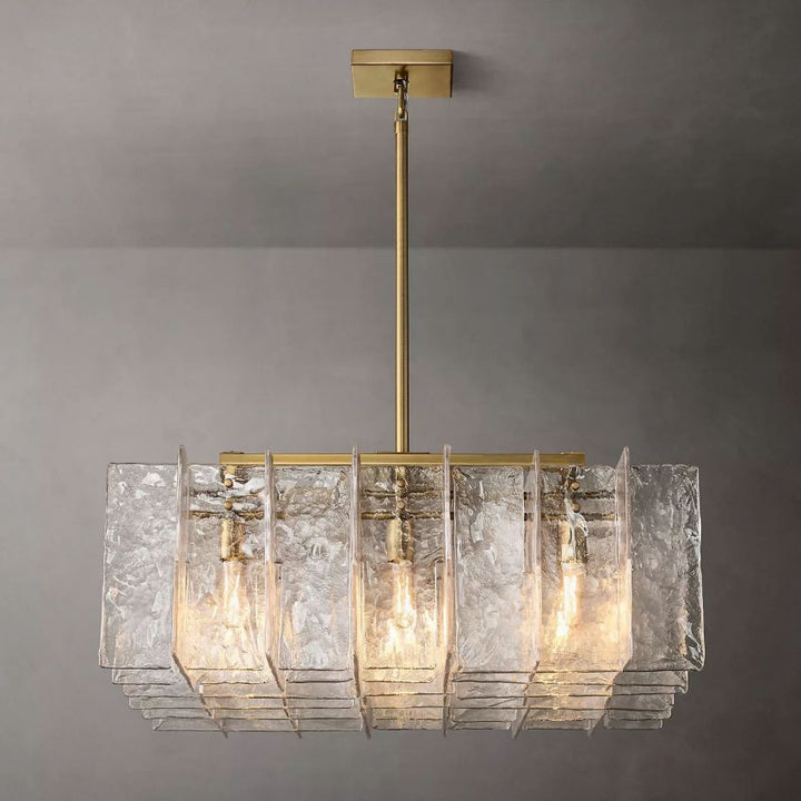 Matrice Square Chandelier 37"