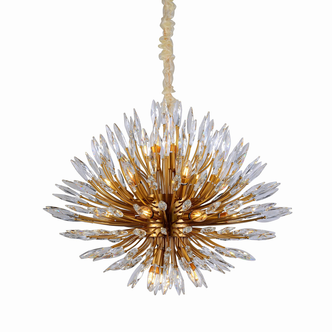 Lily Starburst Crystal Sputnik Chandelier