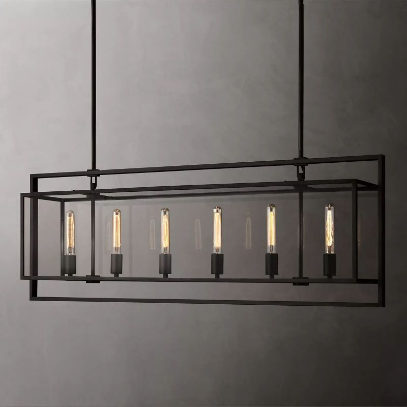 Beck Vintage Rectangle Chandelier