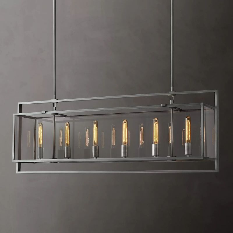 Beck Vintage Rectangle Chandelier