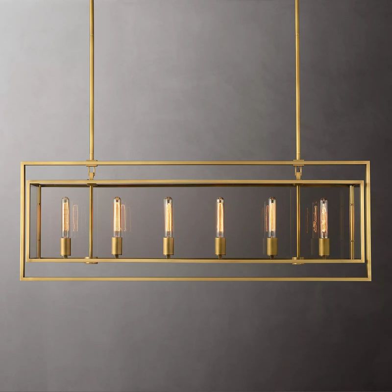 Beck Vintage Rectangle Chandelier