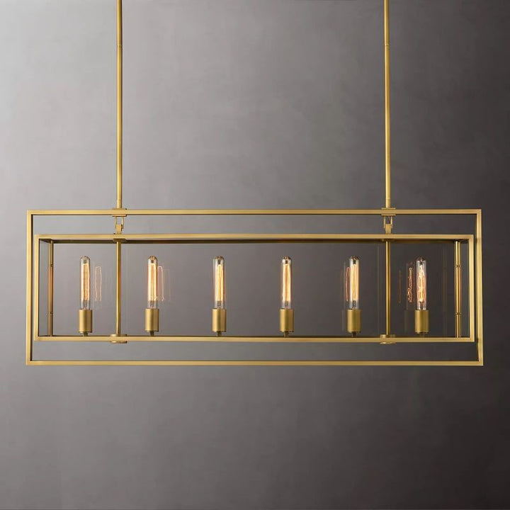 Beck Vintage Rectangle Chandelier