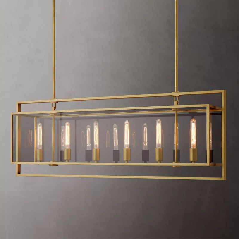 Beck Vintage Rectangle Chandelier