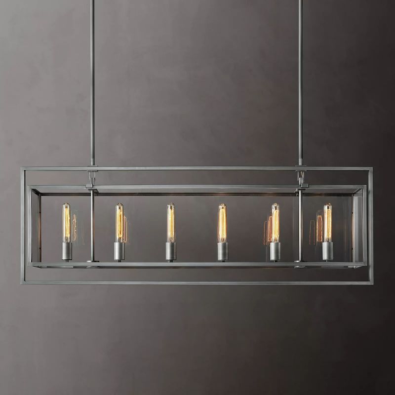 Beck Vintage Rectangle Chandelier