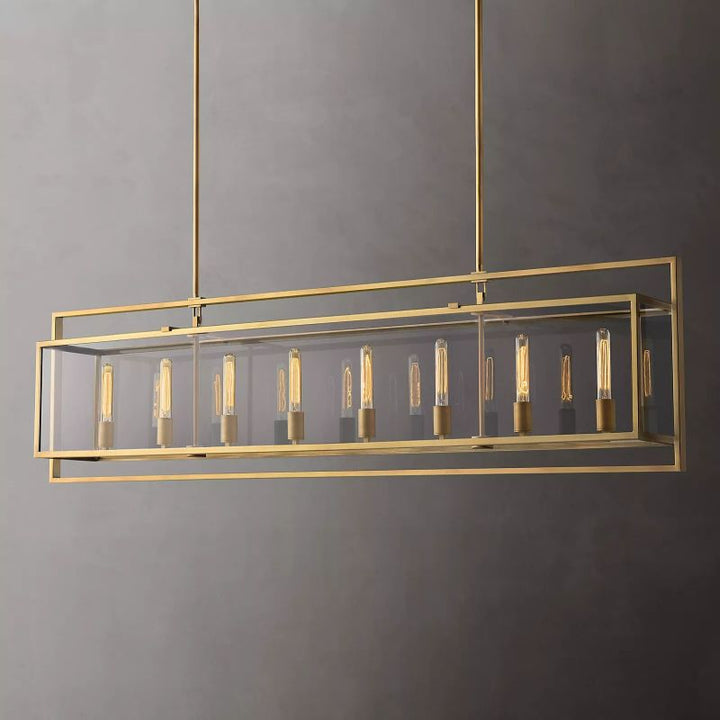 Beck Vintage Rectangle Chandelier