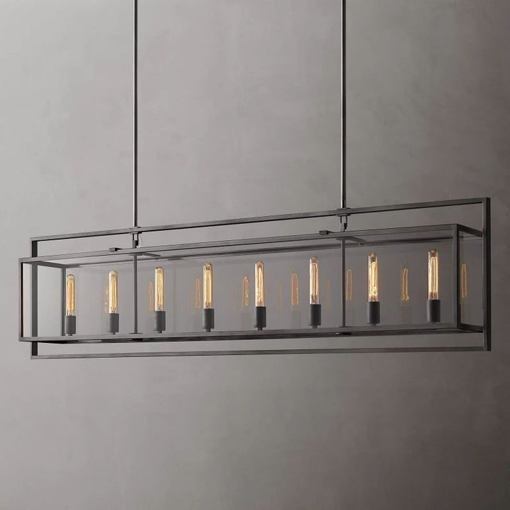 Beck Vintage Rectangle Chandelier