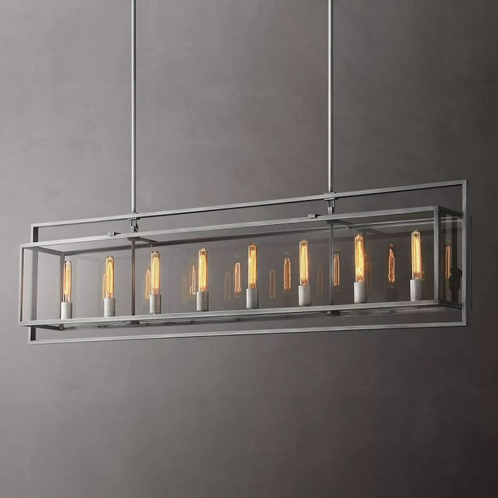 Beck Vintage Rectangle Chandelier