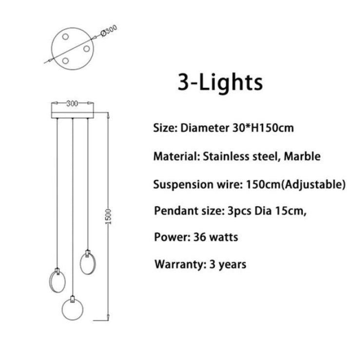 Alabaster Long Staircase Chandelier