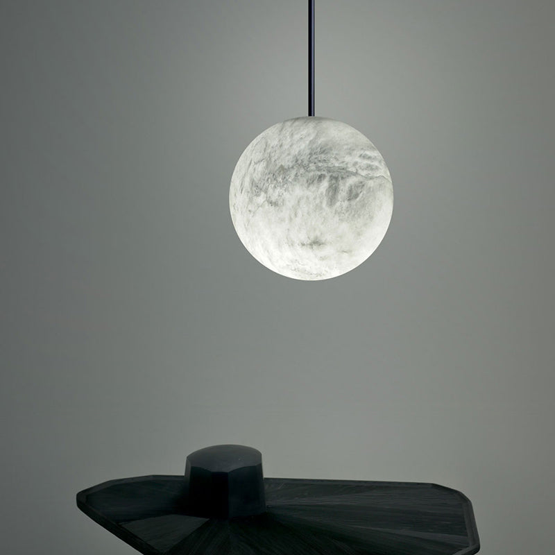 Nami Alabaster Sphere Multi-Light Chandelier