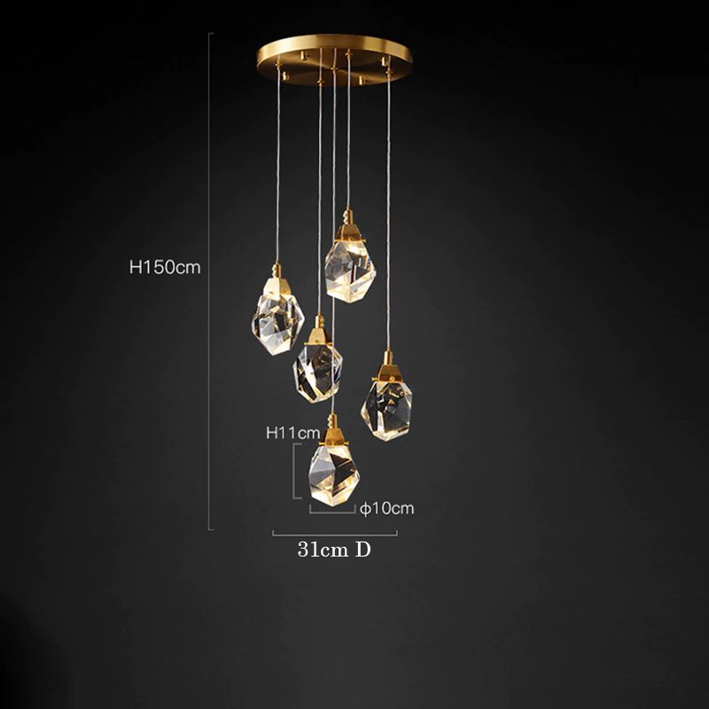 Nicole Crystal Multi-Lights Pendant