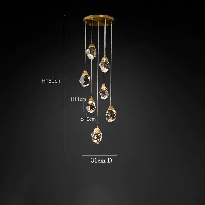 Nicole Crystal Multi-Lights Pendant