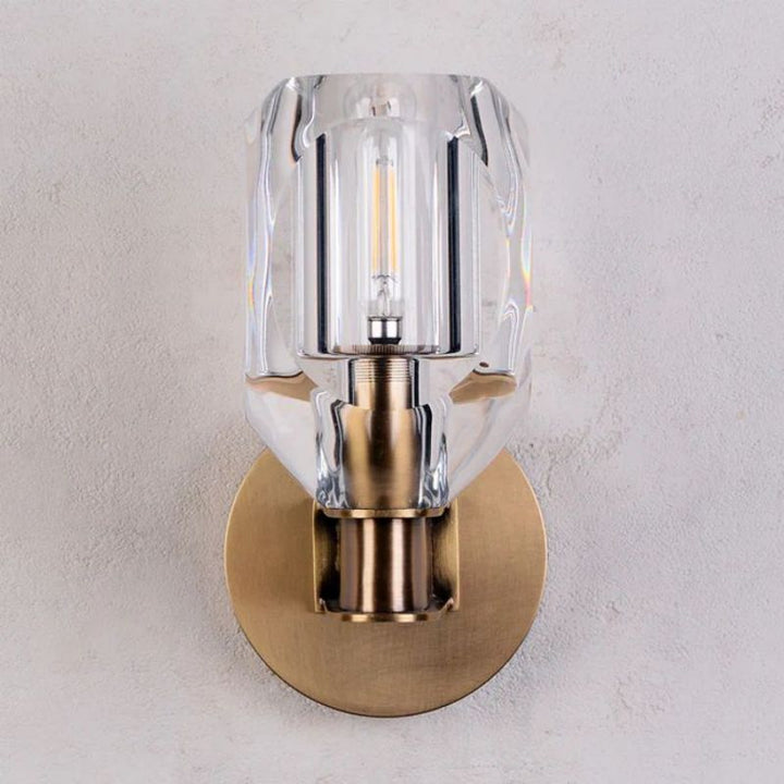 Olga Crystal Sconce 9"