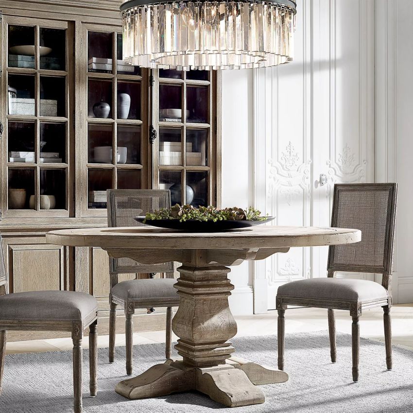 Ryan Round Triangular Crystal Chandelier 32"D