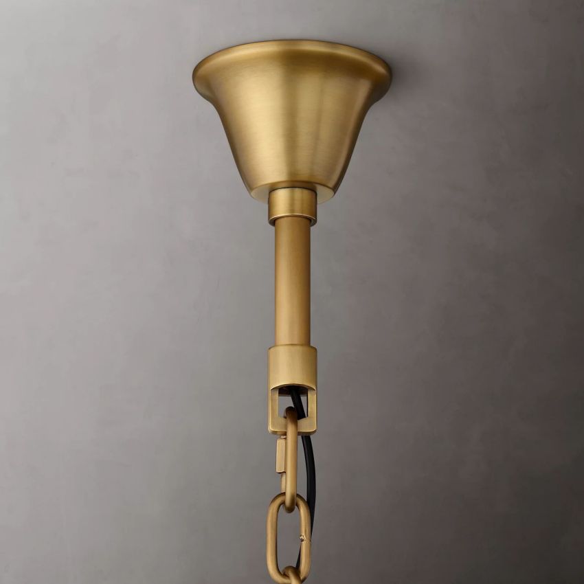 Ryane Triangular Crystal Round Chandelier 32"