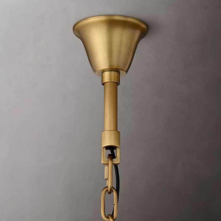 Ryane Triangular Crystal Round Chandelier 32"