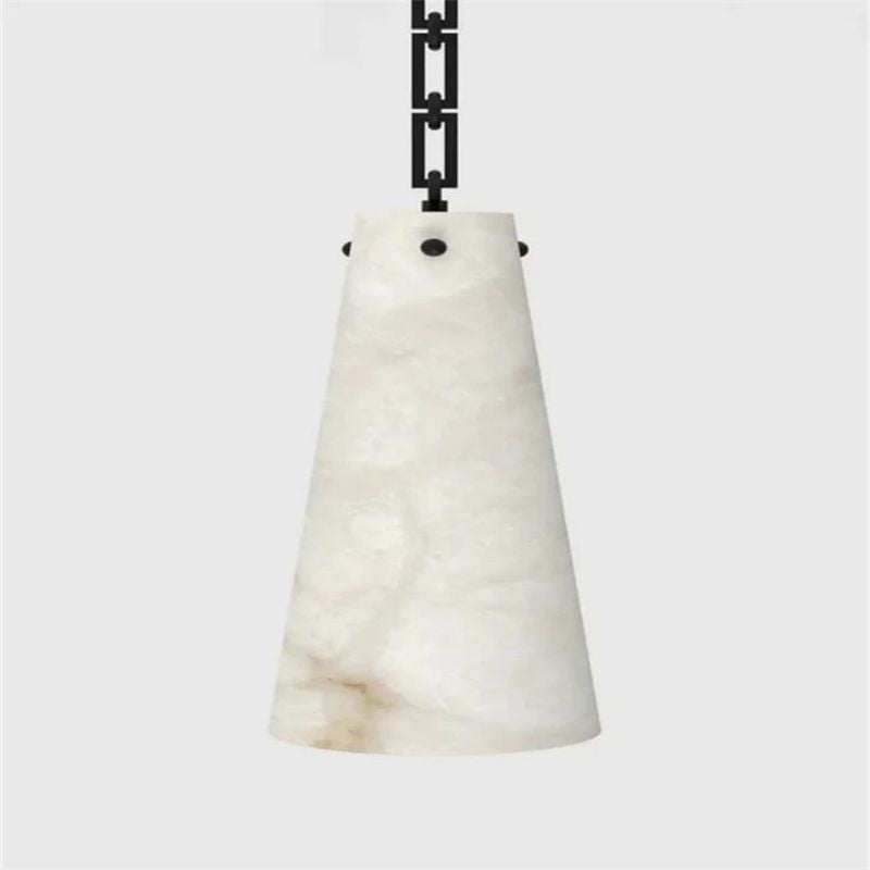 Steve Contemporary Alabaster 3-Light Chandelier