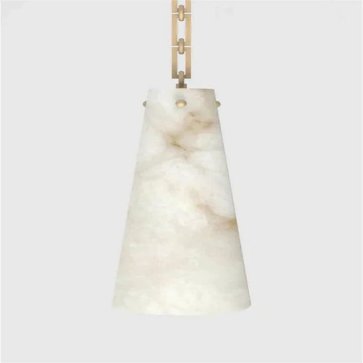 Steve Contemporary Alabaster 3-Light Chandelier