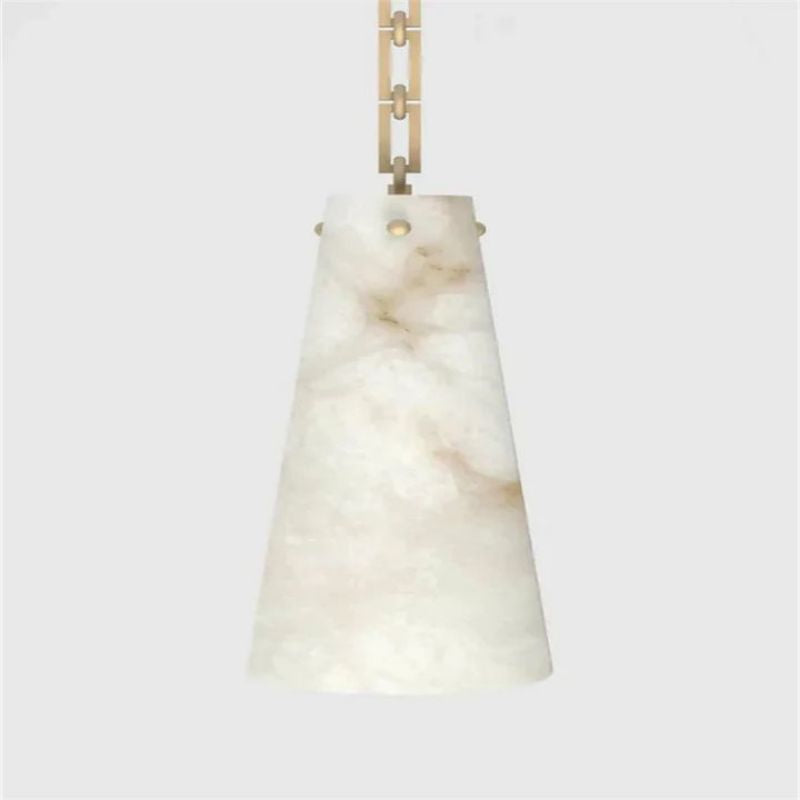 Steve Contemporary Alabaster 5-Light Chandelier