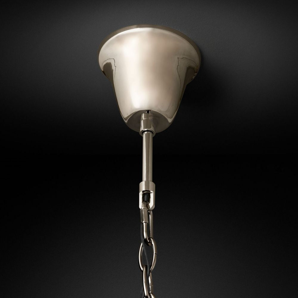 Ryane Triangular Crystal Tiered Round Chandelier 32"