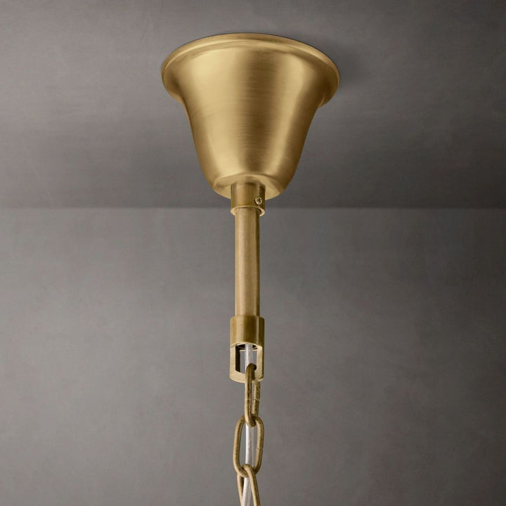 Ryane Triangular Crystal Tiered Round Chandelier 32"