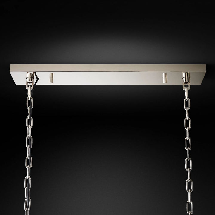 Ryan Tiered Triangular Crystal  Chandelier 59"W