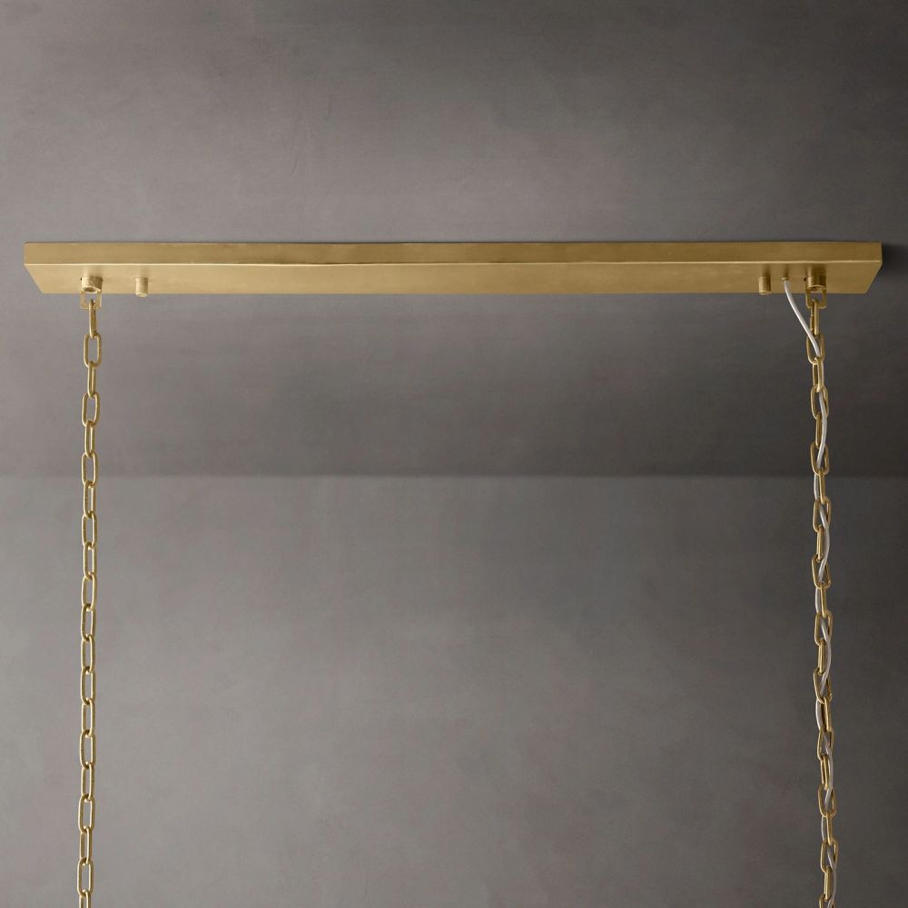 Ryan Tiered Triangular Crystal  Chandelier 59"W
