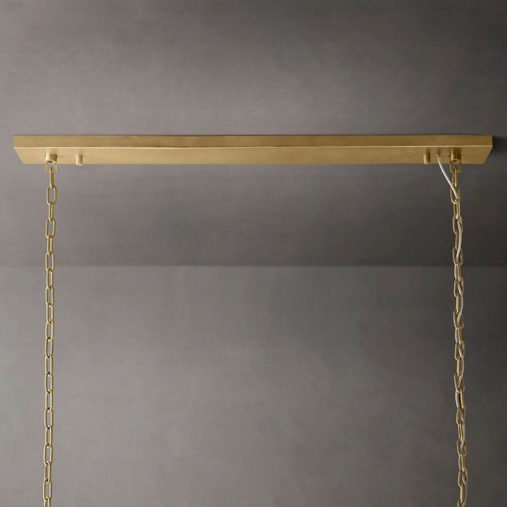 Ryan Tiered Triangular Crystal  Chandelier 59"W