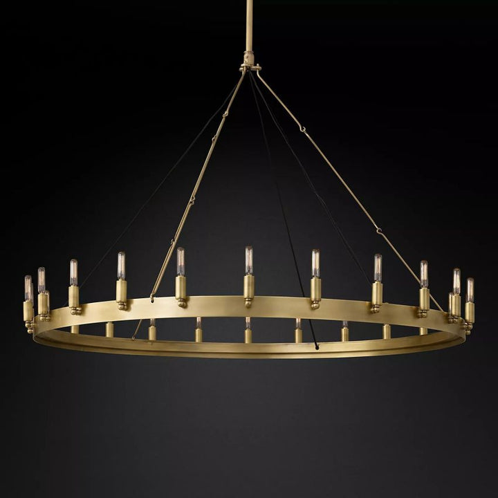 Camilo Vintage Filament Round Chandelier 50‘’D