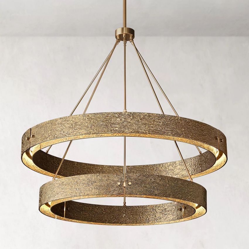 Arya 2-Tier Round Chandelier 60"