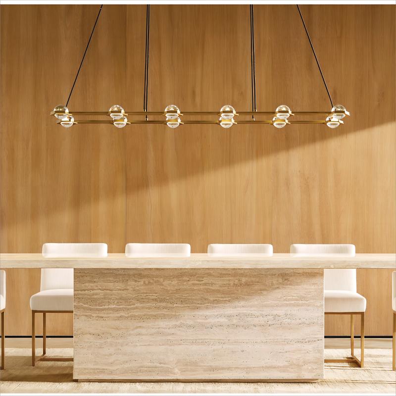 Cosmos Rectangular Chandelier 72''