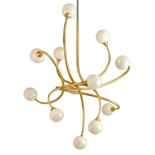 Pearl Pendant Chandelier 12 Lights