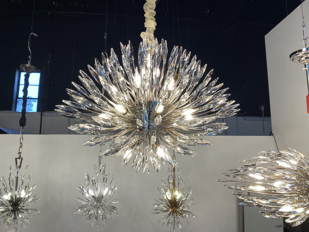 Lily Starburst Crystal Sputnik Chandelier