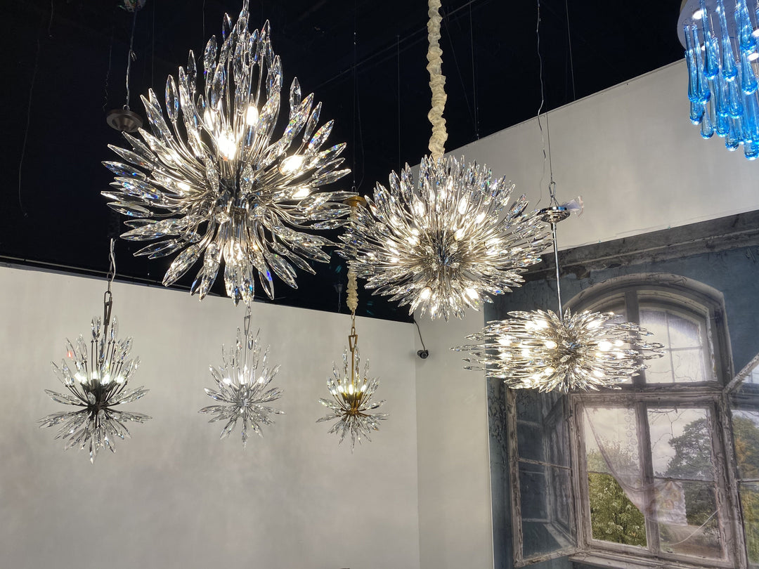 Lily Starburst Crystal Sputnik Chandelier