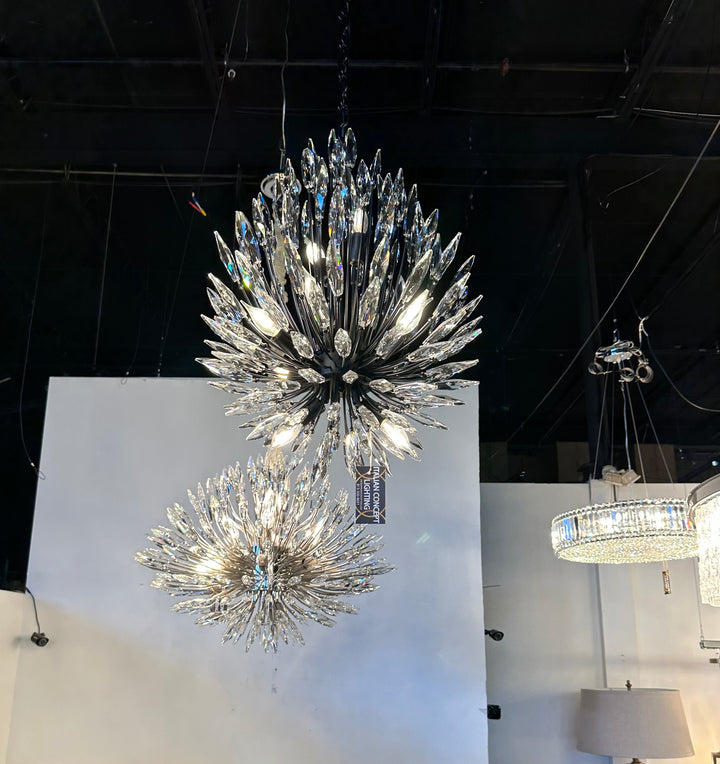 Lily Starburst Crystal Sputnik Chandelier