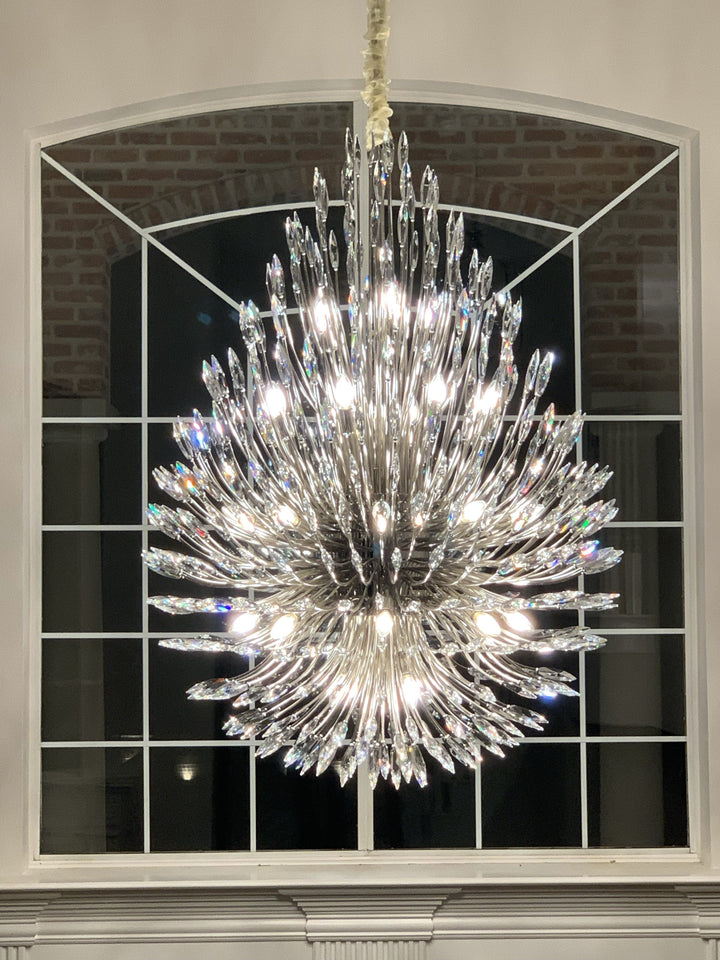 Lily Starburst Crystal Sputnik Chandelier