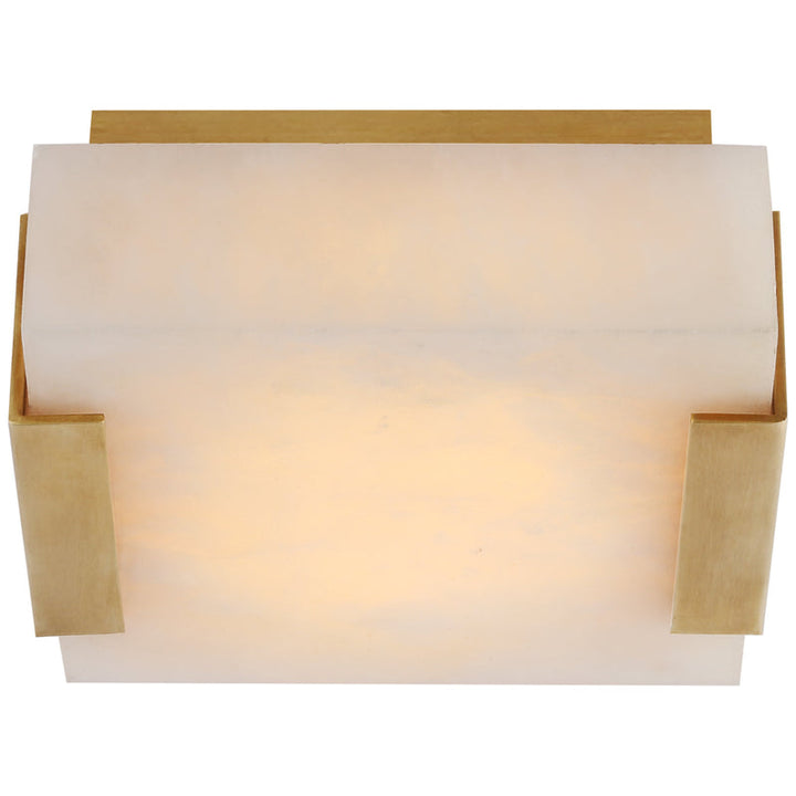 Kelly Wearstler Covet Low Clip Alabaster Flushmount