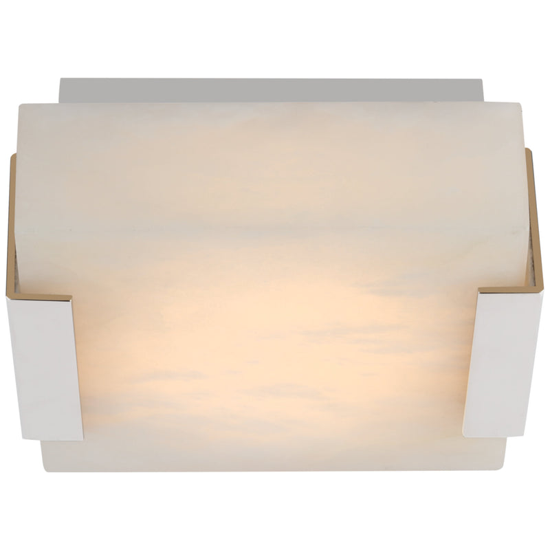 Kelly Wearstler Covet Low Clip Alabaster Flushmount