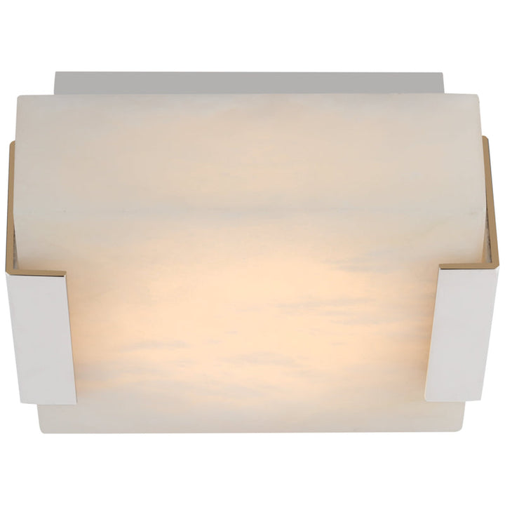 Kelly Wearstler Covet Low Clip Alabaster Flushmount