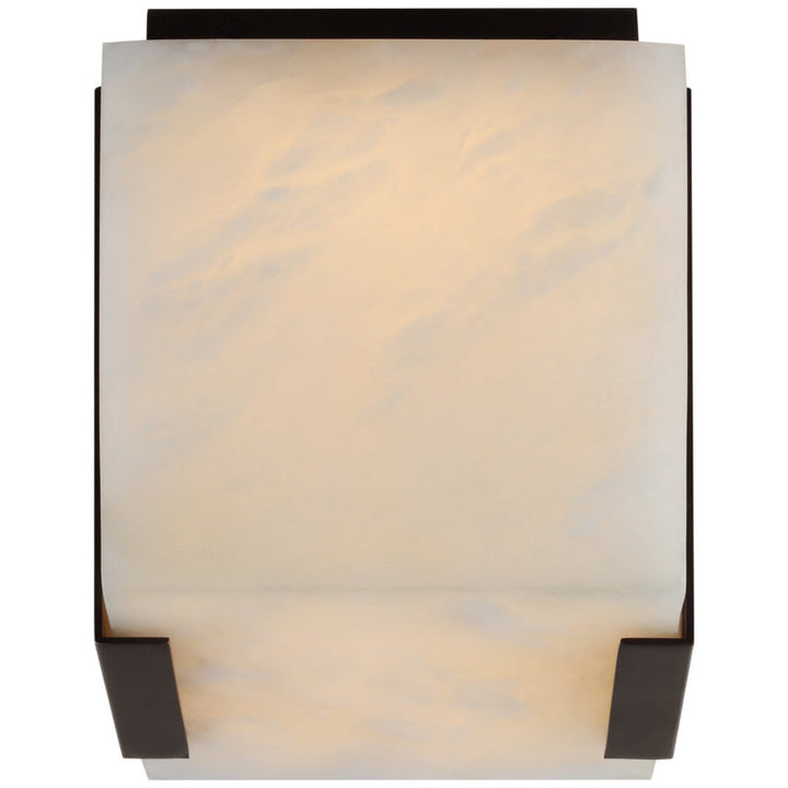 Kelly Wearstler Covet Tall Clip Alabaster Flushmount