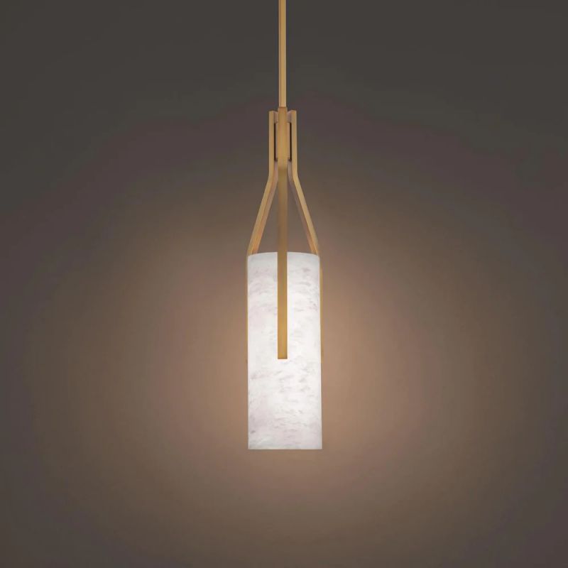 Firenze Alabaster Pendant 22"