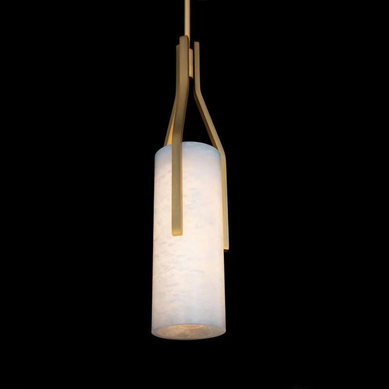 Firenze Alabaster Pendant 22"